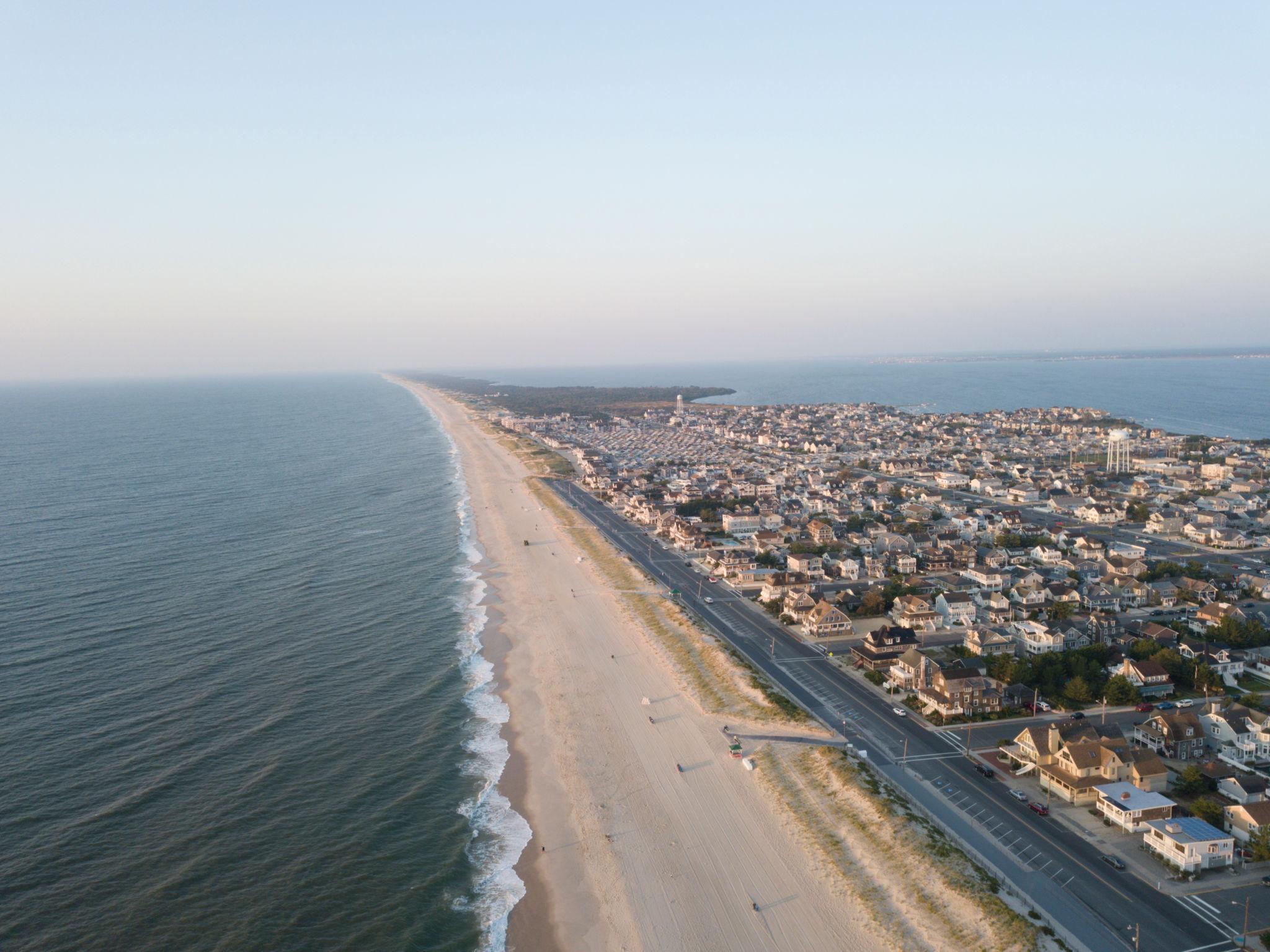 Sunrise over Ocean County beaches