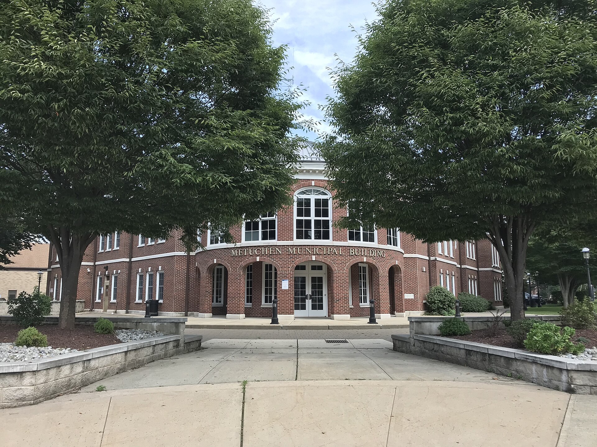 Metuchen Borough Hall on Main Street